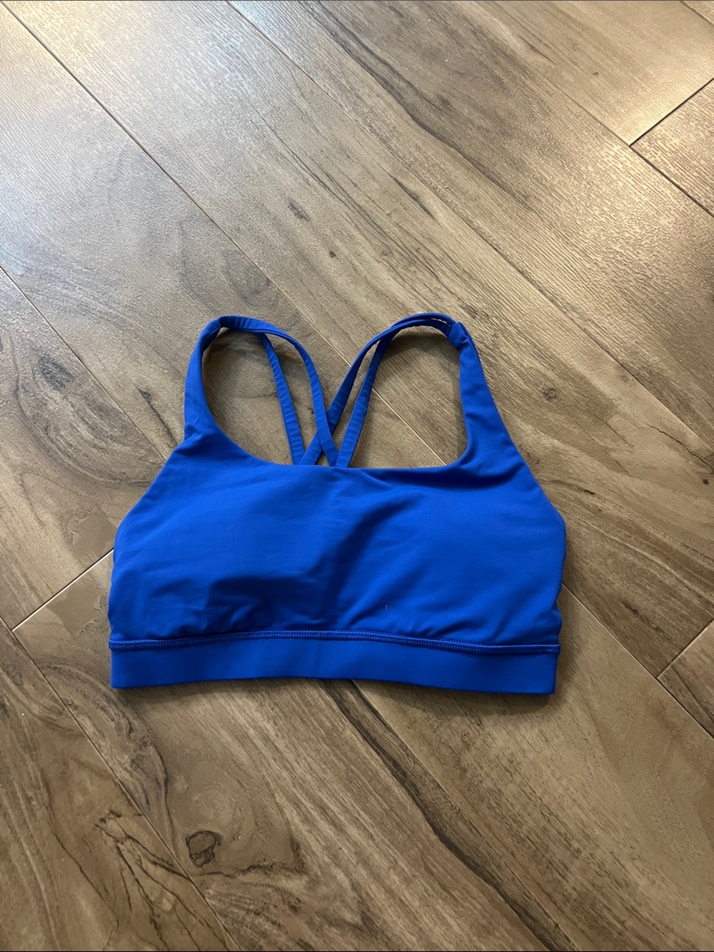 lululemon athletica Bright Royal Blue Strappy Racerback Sports Bra